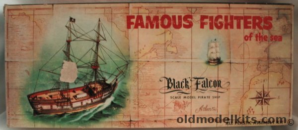 Aurora 1/100 Black Falcon Pirate Ship - Famous Fighters of the Sea, 210 plastic model kit